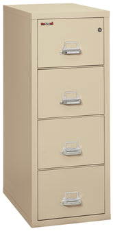 1 Hour Fire Resistant File Cabinet - 4 Drawer Letter 31" depth | Position 1